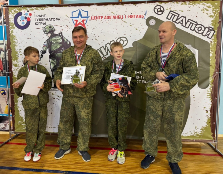 НАШИ УЧЕНИКИ И ИХ ПАПЫ ПРОШЛИ ЭСТАФЕТУ «С ПАПОЙ В АРМИЮ».